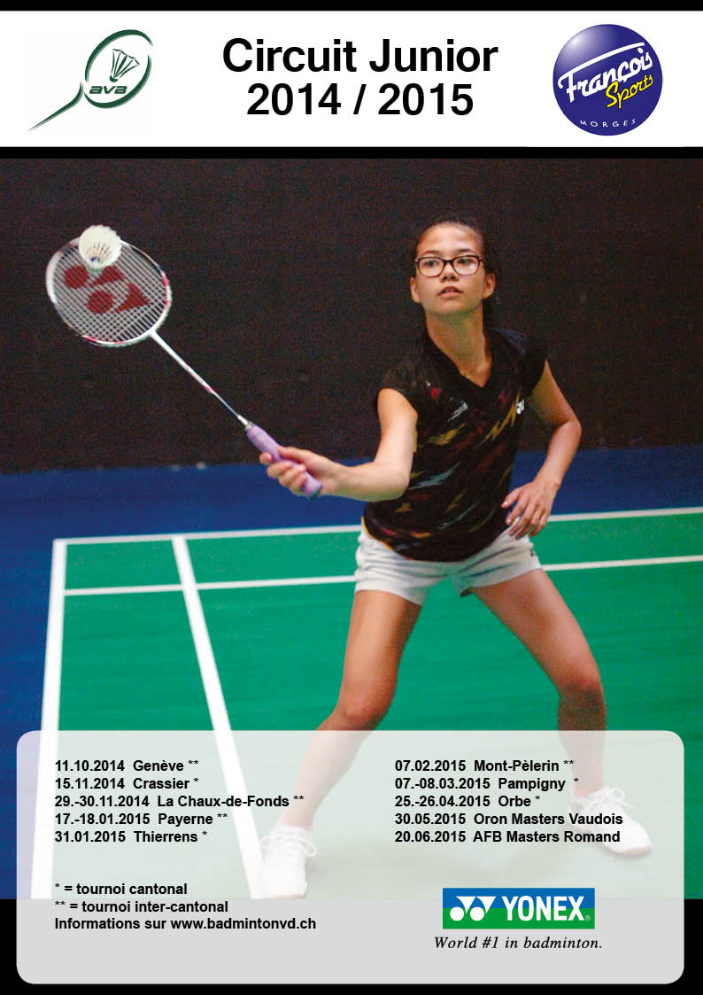 Affiche du Circuit Junior vaudois 2014-2015 Affiche du Circuit Junior vaudois 2014-2015
