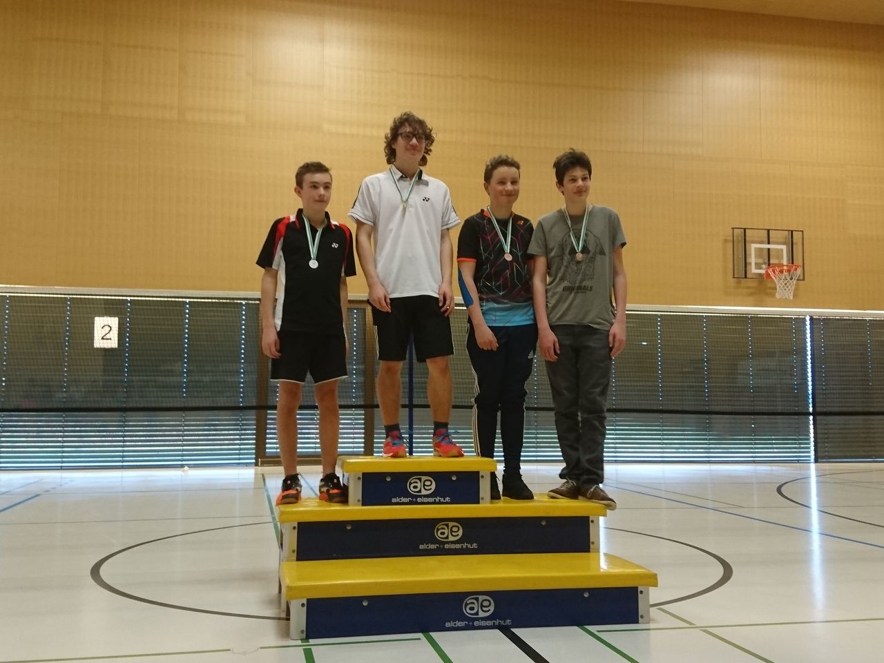podium u15g pampigny 2016